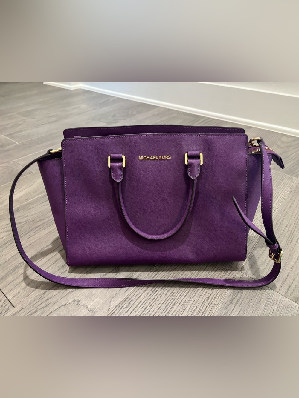 💜💜Michael Kors Purple Satchel Shoulder Bag💜💜